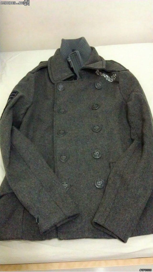 [實穿圖已補上][圖多注意]一次開兩件 Superdry Classic Pea Coat +River Island Grey Biker Leather Jacket