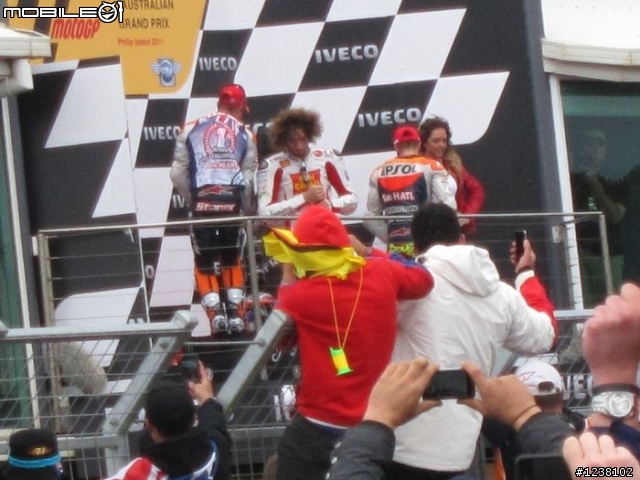 澳洲站 Marco Simoncelli   最後一次喝香檳