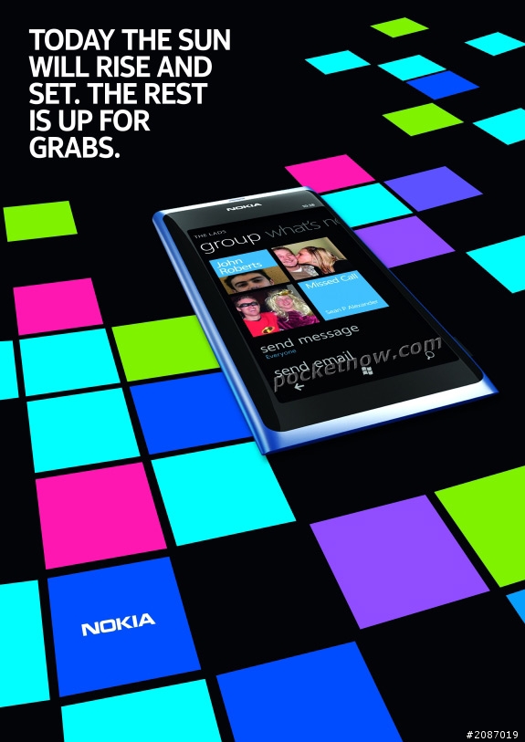 Nokia 800 廣告宣傳海報