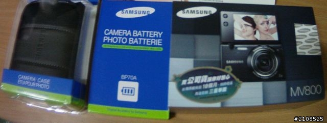Samsung MV800 之 不專業的開箱文