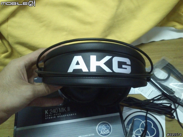 [開箱] 不是很稀有的AKG  K240 MKII  ~ 新手不專業亂開 (滾)
