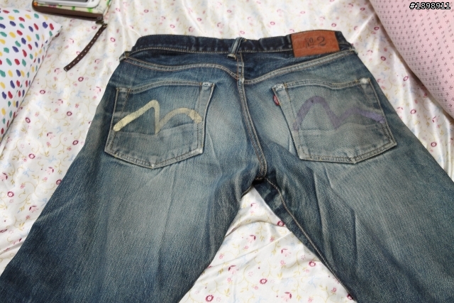 [分享] Evisu no.2 Lot 2000 養褲2年3個月