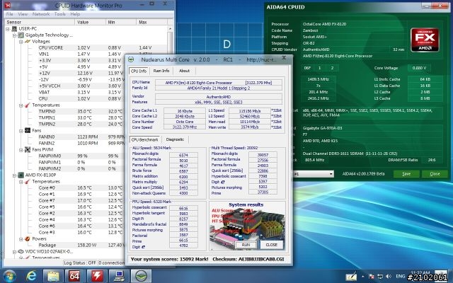 分享巴扣牌推土機、中文Win8系統蹦出新滋味(新增空冷hyper 612 pwm基本、大超5G溫度)