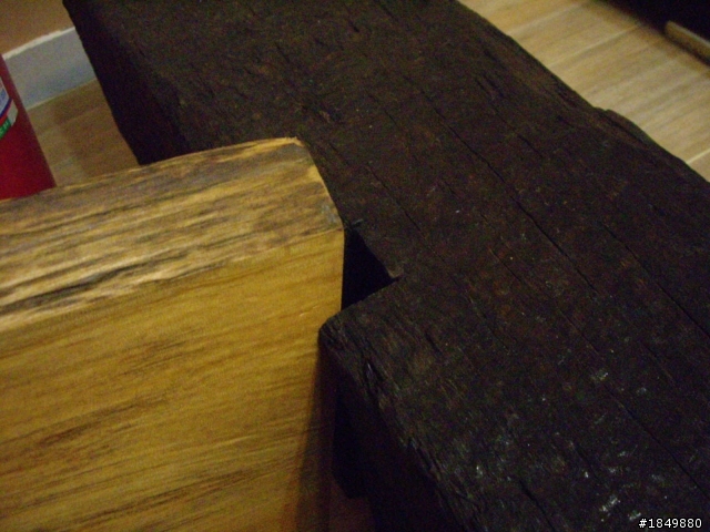 [開箱] 當愛也成信仰之...不一樣的枕木貝殼杉原木書架