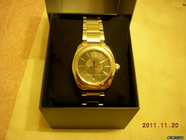 結婚周年紀念CASIO-EDIFICE-ECW-M300電波雙顯錶   以及  CK K0K23120 都會仕女鋼帶腕錶 開箱摟!!