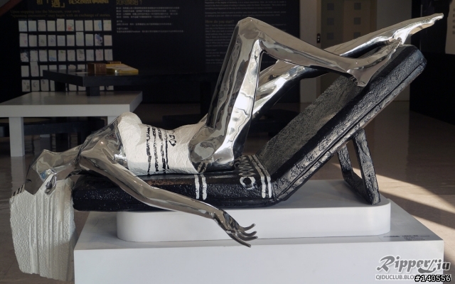 山徒路狹的朱銘美術館...