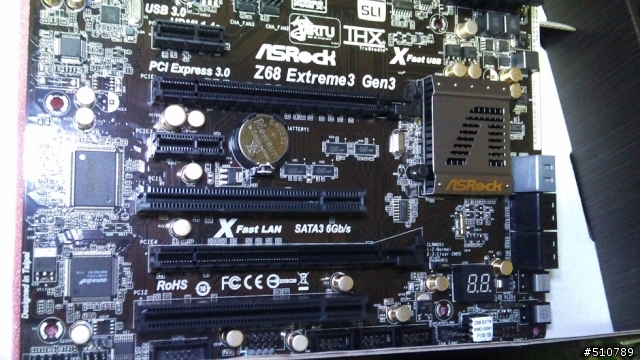 (純開箱) 升級囉! 華擎 Z68 Extreme3 Gen3 與 I7 2600K(水冷機完成囉!)