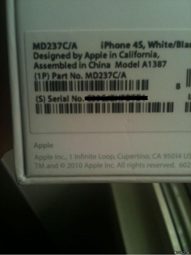 iPhone 4S 加拿大版...卻是鎖機版