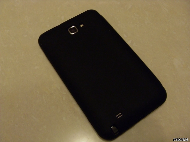 【開箱】Galaxy Note N7000入手 (改果凍皮套)