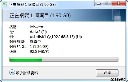 QNap & Synology NTFS 讀寫速度之比較