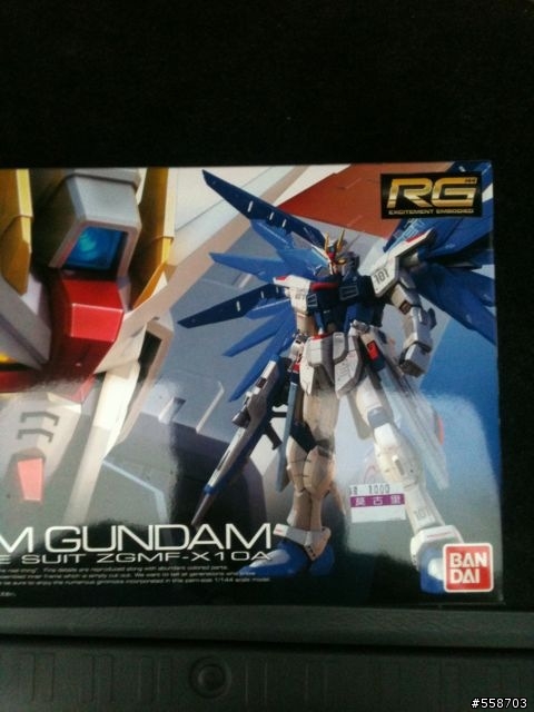 [RG]Freedom gundam到手啦