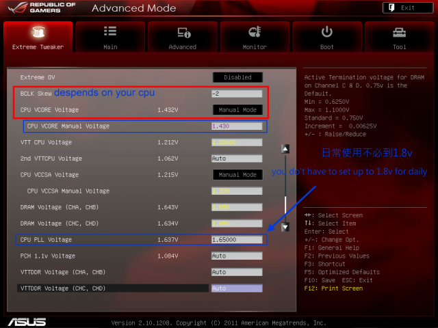 [狂]: Asus Rampage IV Extreme +i7-3960x.簡略教學含極限測試
