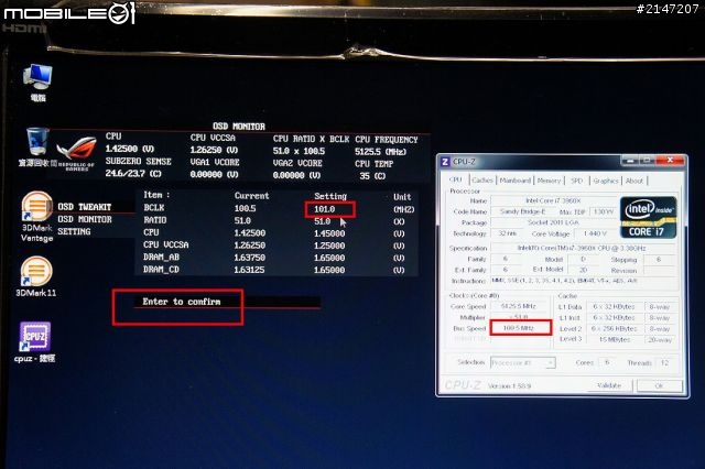 [狂]: Asus Rampage IV Extreme +i7-3960x.簡略教學含極限測試