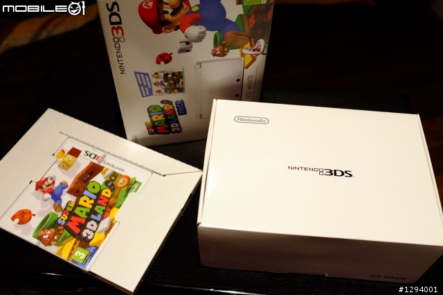 大家好~不專業開箱N3DS!(Mario白色限定版)
