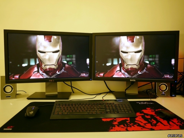 【開箱文】DELL U2711 27吋X2螢幕雙刀流~ 正式服役!!
