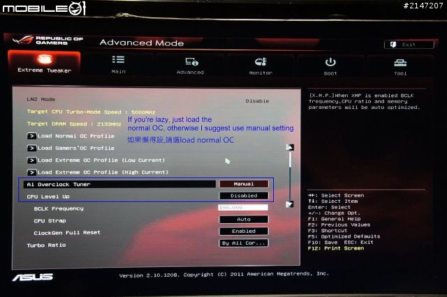 [狂]: Asus Rampage IV Extreme +i7-3960x.簡略教學含極限測試