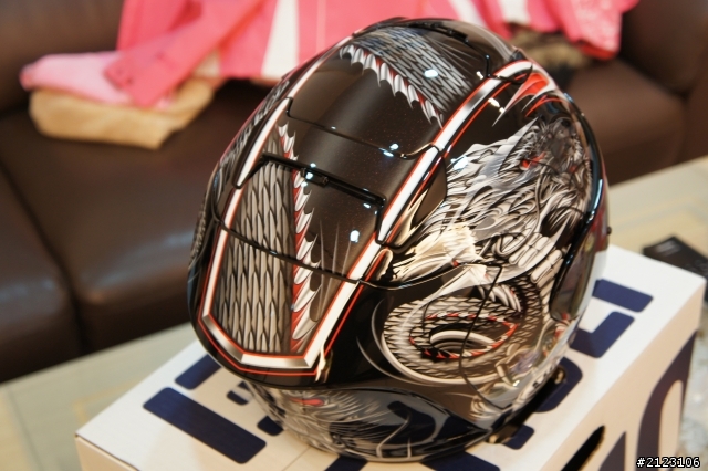 【開箱】日本 SHOEI X-12 清成龍一 黑紅  進口安全帽