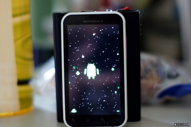 [開箱] Motorola Mb525+ ~(白色版)
