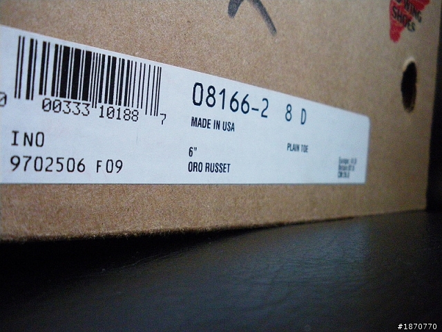 [開箱] 老梗 Red Wing 8166 (圖多慎入XD)