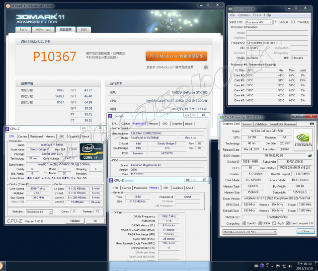 [狂]: Asus Rampage IV Extreme +i7-3960x.簡略教學含極限測試