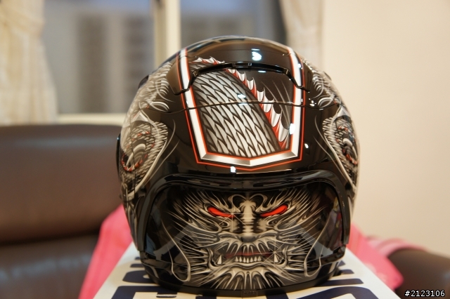 【開箱】日本 SHOEI X-12 清成龍一 黑紅  進口安全帽