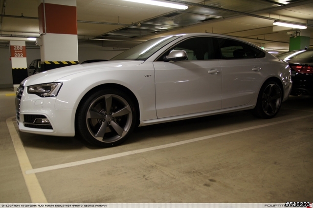 New Audi  a5 實車照