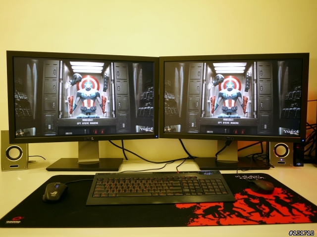 【開箱文】DELL U2711 27吋X2螢幕雙刀流~ 正式服役!!