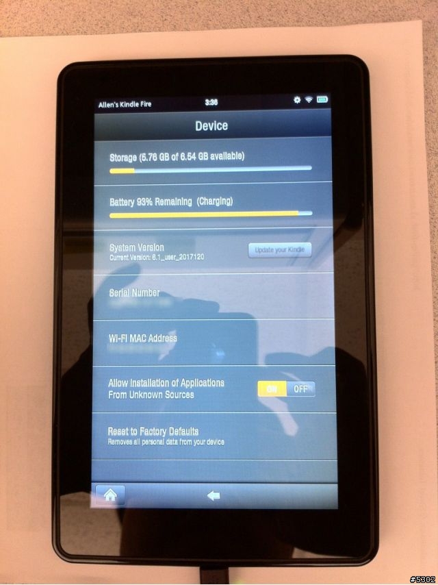 Kindle Fire...... [update 增加系統資訊跟測速結果]