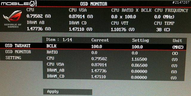 [狂]: Asus Rampage IV Extreme +i7-3960x.簡略教學含極限測試
