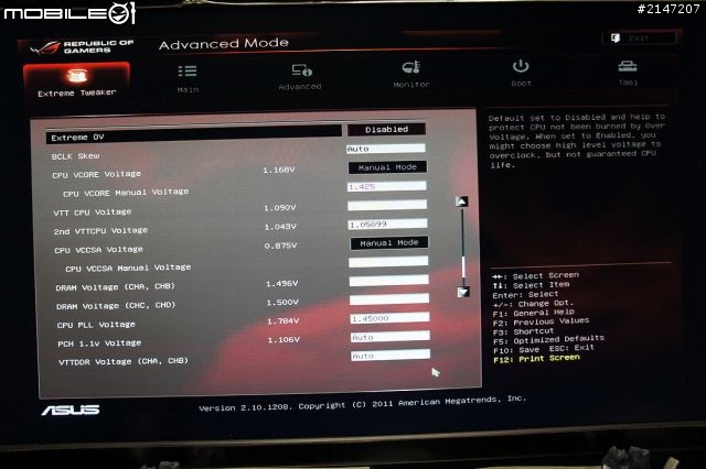 [狂]: Asus Rampage IV Extreme +i7-3960x.簡略教學含極限測試