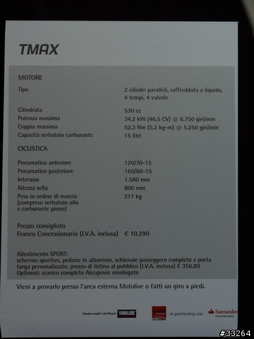 2012 TMAX 米蘭展實車圖