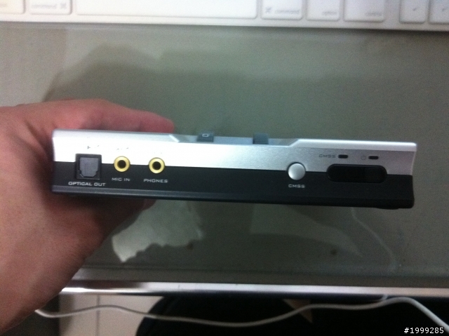 關於外接音效卡creative sound blaster連接