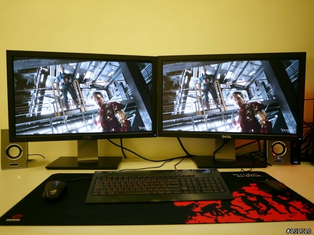【開箱文】DELL U2711 27吋X2螢幕雙刀流~ 正式服役!!