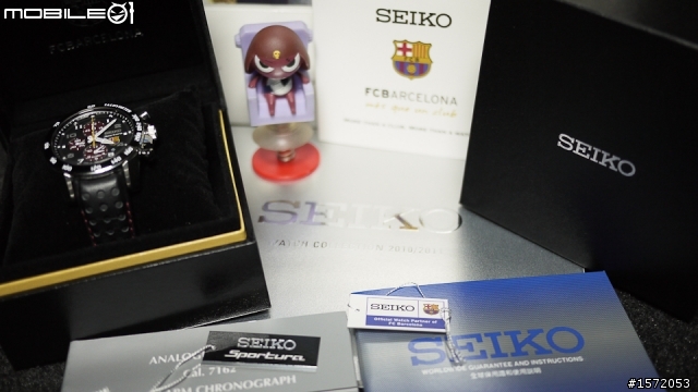 [開箱] SEIKO 巴塞隆納限量紀念錶 7T62 SNAE75J1