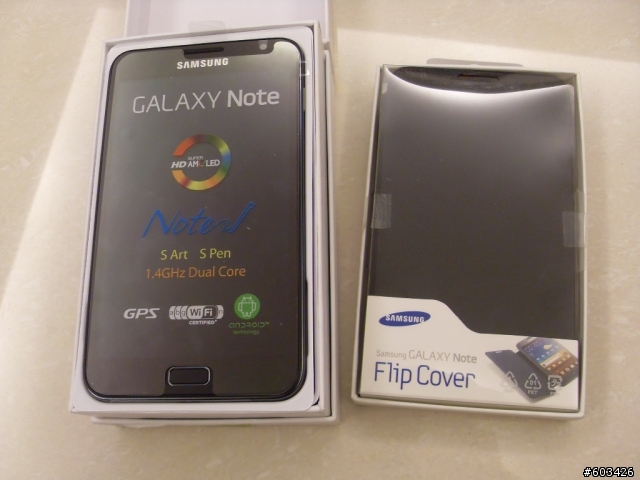 【開箱】Galaxy Note N7000入手 (改果凍皮套)