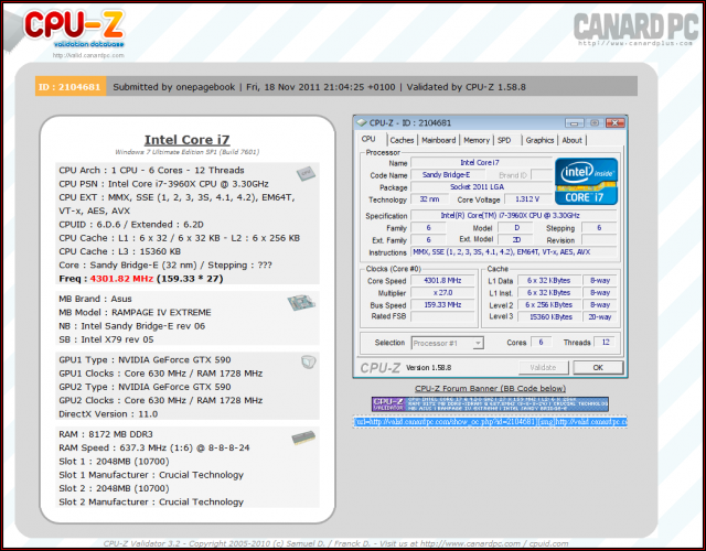 [狂]: Asus Rampage IV Extreme +i7-3960x.簡略教學含極限測試