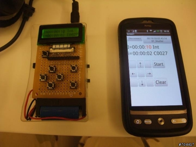 [DIY] Android LCD顯示藍牙定時快門線 [ Nikon D80 ]