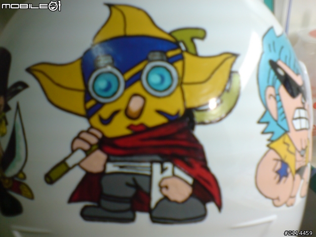 【創作】不專業手繪海賊安全帽