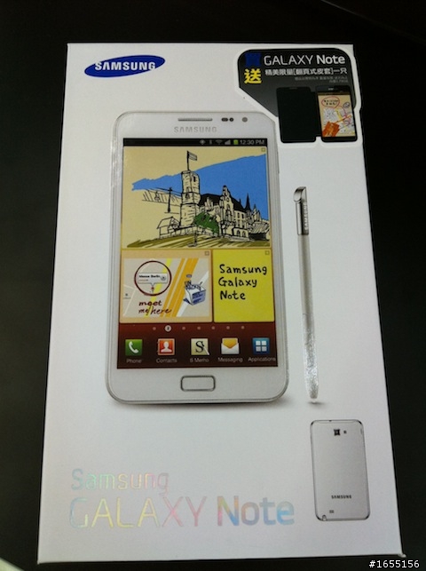 台灣版白色16G Galaxy Note