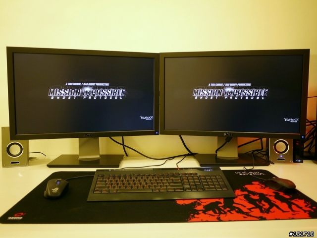 【開箱文】DELL U2711 27吋X2螢幕雙刀流~ 正式服役!!