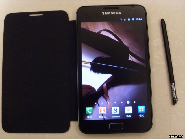 【開箱】Galaxy Note N7000入手 (改果凍皮套)