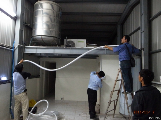 【上群】熱泵熱水器 開箱  KW-50HS(1.5P)+600L 桶身