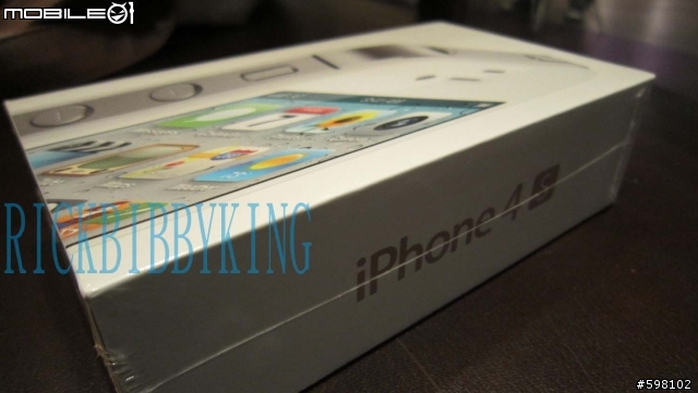 白色 iphone 4S 小小開箱