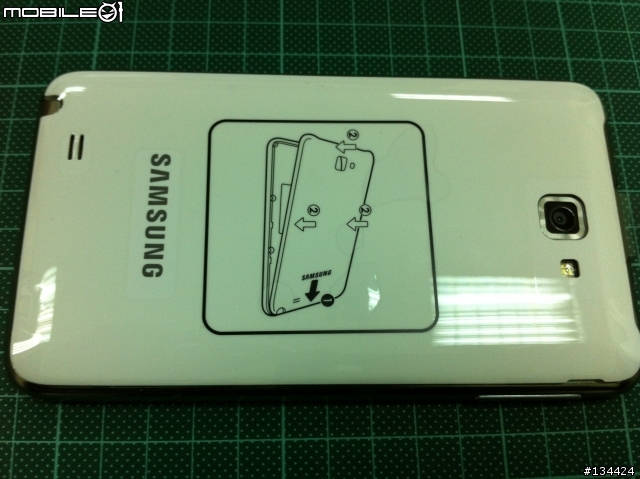 Samsung Galaxy Note 白色 不專業開箱 加穿白色皮套