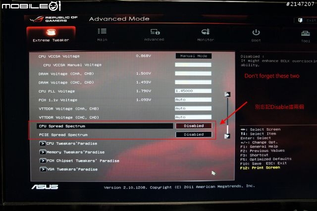 [狂]: Asus Rampage IV Extreme +i7-3960x.簡略教學含極限測試