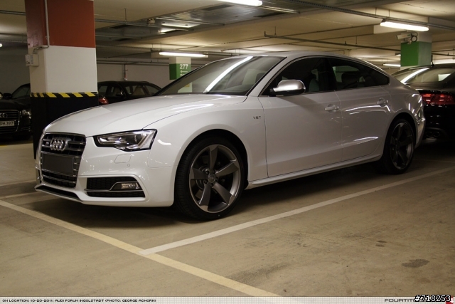 New Audi  a5 實車照