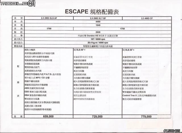 Escape 2.3 XLT