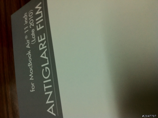 [敗家] PowerSupport Macbook Air 11 Anti-Glare FIlm