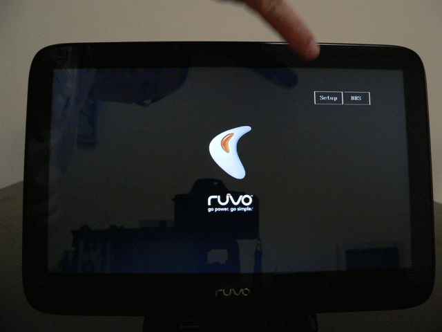 平板電腦無鍵盤滑鼠時，如何操作BIOS設定~ruvo Avox AT11 TabletPC