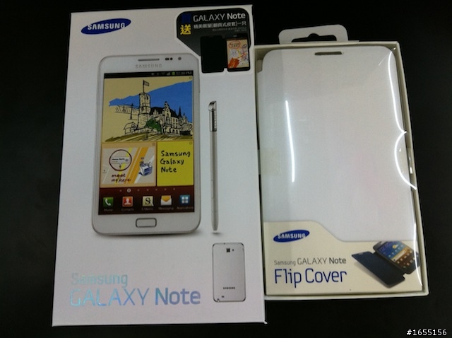 台灣版白色16G Galaxy Note